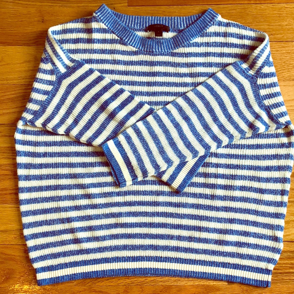 J.Crew striped summer sweater
